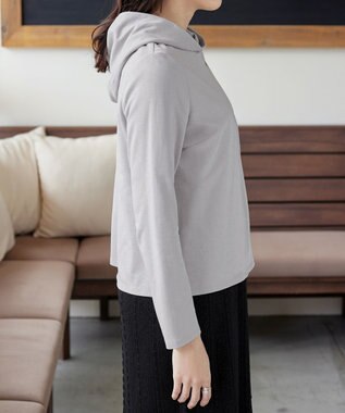 Tiaclasse L 【UVケア・接触冷感】“やみつき”ショートパーカー グレー