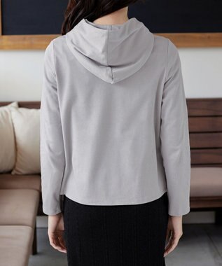 Tiaclasse L 【UVケア・接触冷感】“やみつき”ショートパーカー グレー