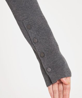 uncrave リブ ハイネックニット（uncrave STANDARD） チャコール