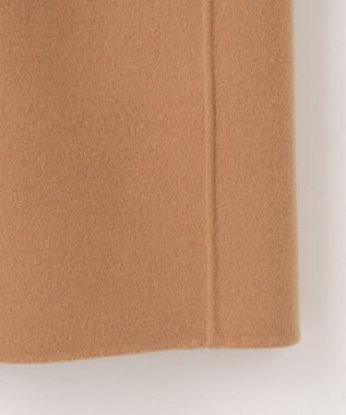 自由区 S ウールリバーロング コート キャメル