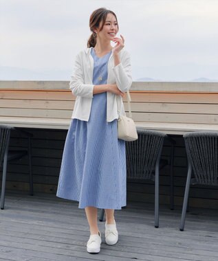 Tiaclasse L 【UVケア・接触冷感】“やみつき”ショートパーカー オフホワイト