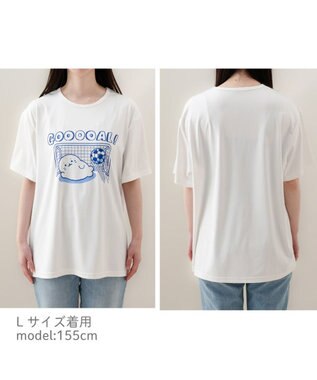 Mother garden しろたん クール Tシャツ 半袖 《ゴール》 ユニセックス ホワイト