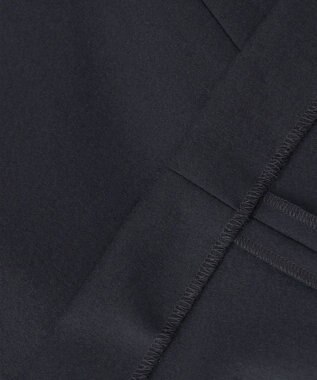 ICB 【洗える・WEB限定カラーあり】 ウールミルドサキソニー キーネックブラウス ネイビー系［WEB限定］