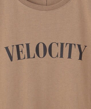 ANY ドルマンスリーブロゴTシャツ キャメル