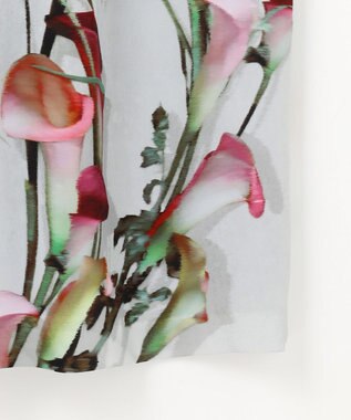 自由区 【カトリエムブーケ】Calla カラーモチーフドレス サンドベージュ