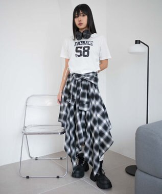 WEGO グラフィックドロストショートT 柄7