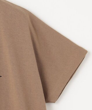 ANY ドルマンスリーブロゴTシャツ キャメル