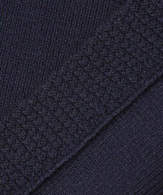 組曲 KIDS 【110-140cm】ラウンドカラー ニットジャケット ネイビー系