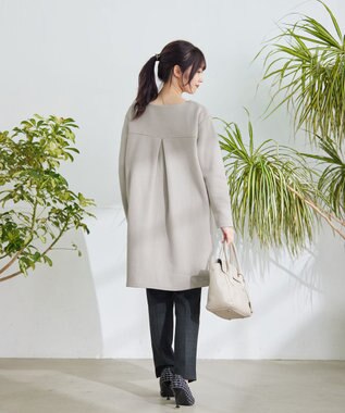 Tiaclasse 【洗える】裏起毛チュニック グレージュ