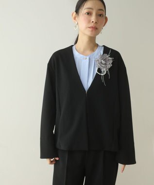 Green Parks フラワーコサージュ Gray