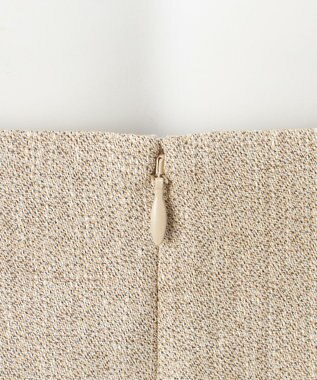 23区 【GOLD LABEL】リネンツイル サイドフリンジ オールインワン ベージュ系