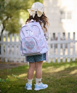 ANY KIDS 【日よけ付き】リボンキャップ エクリュ