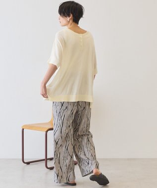 AMERICAN HOLIC 【前後2WAY】ポンチョニット Ivory