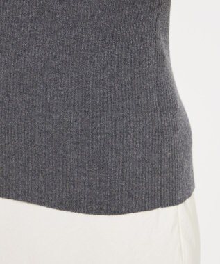 uncrave リブ ハイネックニット（uncrave STANDARD） チャコール