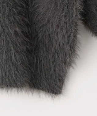 Feroux 【尾﨑真衣さんコラボ商品】フェザータッチニット カーディガン グレー系