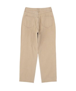 AMERICAN HOLIC ルーズストレートカラーデニムパンツ Beige