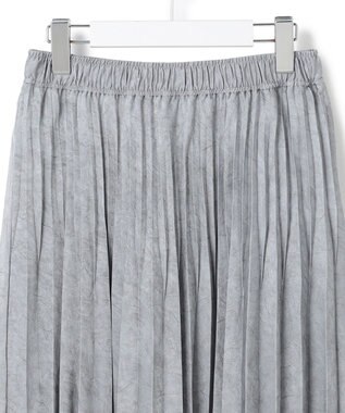 J.PRESS YORK STREET 【WOMEN】カラーブロック ロングプリーツスカート ブルー系1