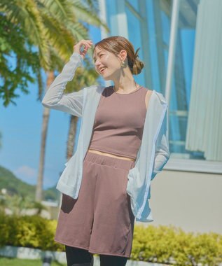 OP／FILA 【Ocean Pacific】ラッシュガード/レギンス付き 水着5点セット