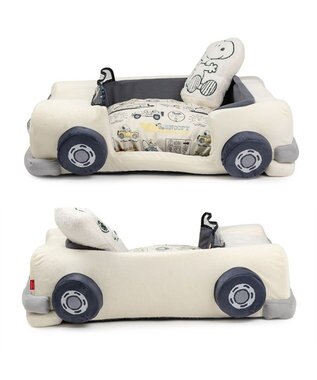 PET PARADISE スヌーピー マイカー カドラー Ｌ オフホワイト