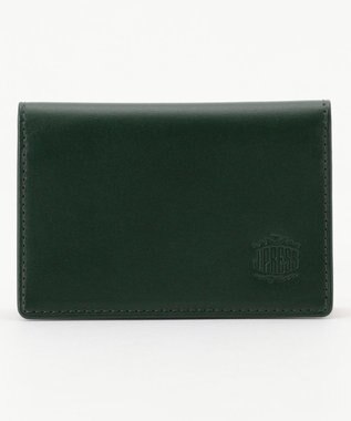 J.PRESS MEN 【MORPHO×J.PRESS】スムースヌメ 名刺入れ ダークグリーン系