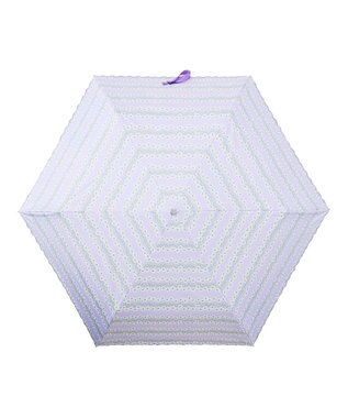 MOONBAT アデリアレトロ×estaa 晴雨兼用日傘 折りたたみ傘 ラプソディー UV 一級遮光 ラベンダー