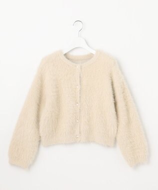 Feroux 【尾﨑真衣さんコラボ商品】フェザータッチニット カーディガン アイボリー系