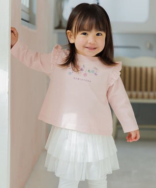 組曲 KIDS 【80-90㎝】 ギフトボックス　ベイビーメロディー Tシャツ・スカッツセット