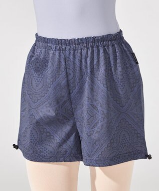 Chacott プリントサウナ　ショートパンツ アイアンブルー
