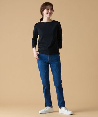 ANY L 【接触冷感/UVケア】バックパール Tシャツ ブラック