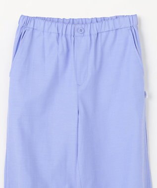 組曲 KIDS 【150-170㎝】 クロップドカフスパンツ サックスブルー