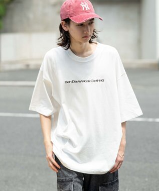 WEGO 【ユニセックス着用ITEM/SMLサイズ展開】別注BENDAVISクールタッチグラフィックT（SS） ホワイト