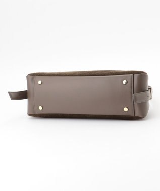 自由区 【SHIHOさん着用】ワイドコンビ バッグ モカ