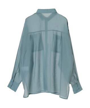 AMERICAN HOLIC シアーＣＯＯＬＷポケットシャツ Sax