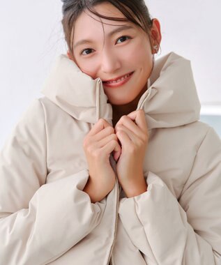 Tiaclasse 【安田美沙子さん着用・新色追加】シームレスダウンコート アイボリー
