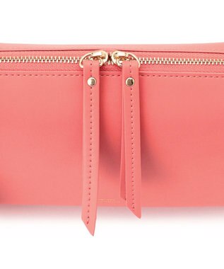 23区 【先行予約】スクエアフラット ショルダーバッグ ピンク系