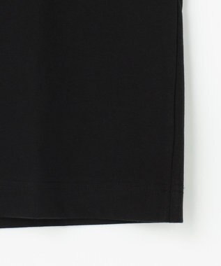 JOSEPH ABBOUD MOUNTAIN 【テーム・ヤルヴィモチーフ】プレーティング天竺 ロングTシャツ ブラック×スワン