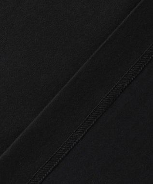 JOSEPH ABBOUD MOUNTAIN 【テーム・ヤルヴィモチーフ】プレーティング天竺 ロングTシャツ ブラック×スワン