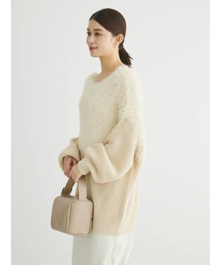 Green Parks ・Ｐｅｔｉｔ　Ｆｌｅｕｒ　シャギーキリカエニット Ivory