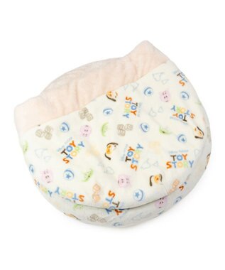 PET PARADISE ディズニー トイ・ストーリー 遠赤外線 ボア 丸型寝袋 《総柄》 ホワイト