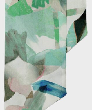 Paul Smith プリント ナロースカーフ グリーン