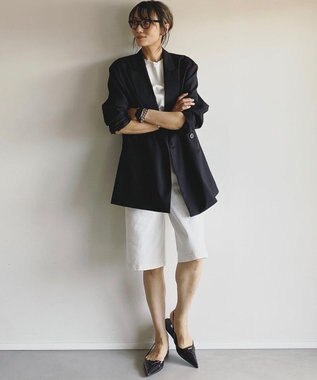 woadblue ＜坪田あさみさんコラボ＞ Marine Shorts マリンショーツ ハーフパンツ ホワイト WHITE