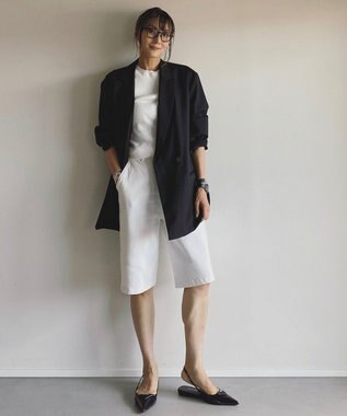 woadblue ＜坪田あさみさんコラボ＞ Marine Shorts マリンショーツ ハーフパンツ ホワイト WHITE