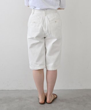 woadblue ＜坪田あさみさんコラボ＞ Marine Shorts マリンショーツ ハーフパンツ ホワイト WHITE