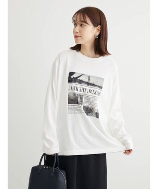 Green Parks オーバーサイズフォトチュニック Black