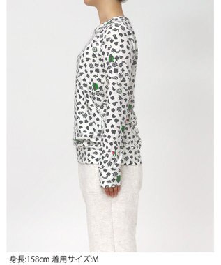 tsumori chisato SLEEP ツモリチサト トップス 吸湿発熱性(本体) 長袖 ルームウェア レディース UTW427 /ワコール アイボリー