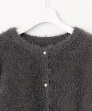 Feroux 【尾﨑真衣さんコラボ商品】フェザータッチニット カーディガン グレー系