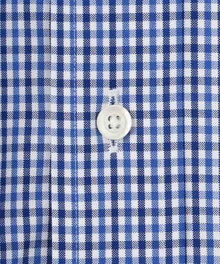 J.PRESS MEN 【PREMIUM PLEATS / 形態安定】ピンオックス カラーミックスギンガム / B.D. ブルー系3