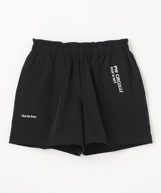 PW CIRCULUS 【WOMEN】ギャザリングショーツ ゴルフウェア レディース ブラック系
