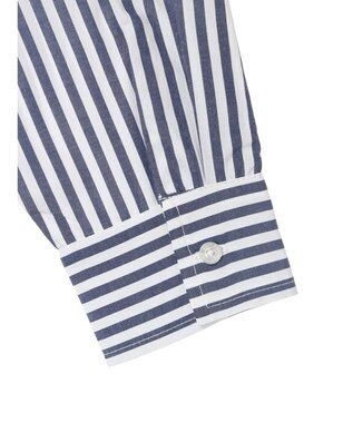 CRAFT STANDARD BOUTIQUE イージーケアオーバーシャツ Stripe Blue