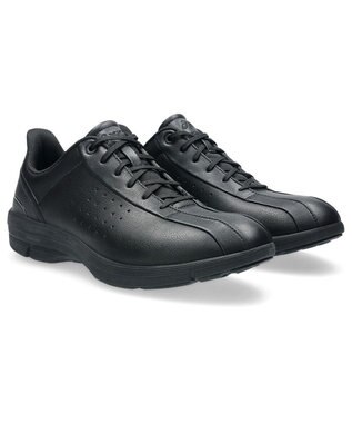 ASICS WALKING ハダシウォーカー メンズ 3E相当 ブラック×ブラック